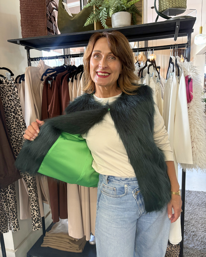 STiL Fluffy Luxe Gilets ON SALE