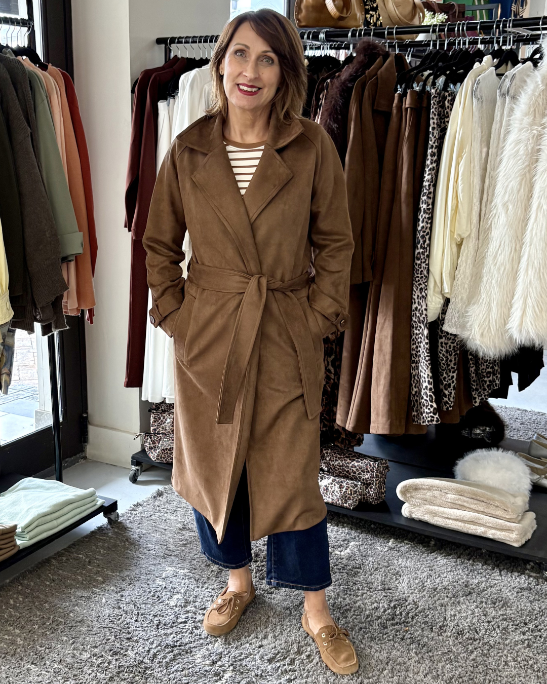 Sable Trench Coat