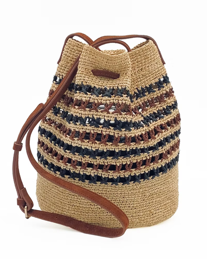 Amber Namana Raffia Bag
