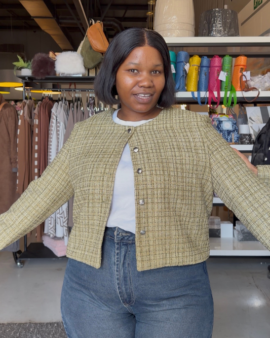 Olive Tweed Jacket