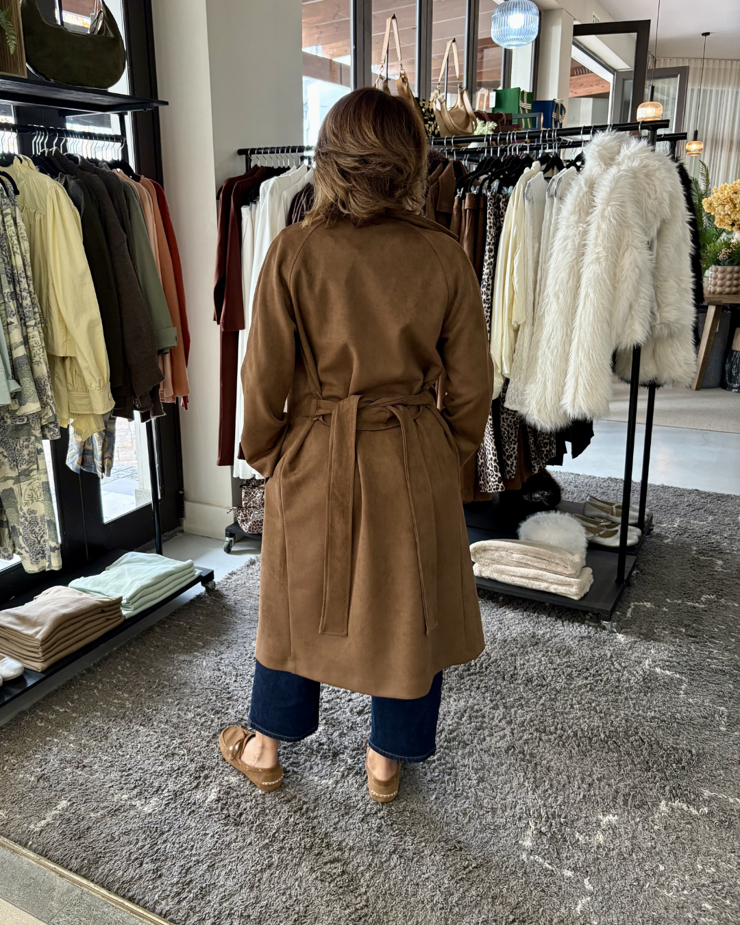 Sable Trench Coat