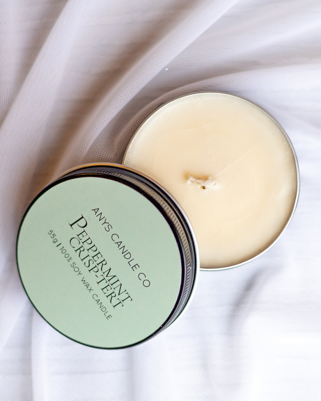 Peppermint Crisp-Tert Soy Wax Candle